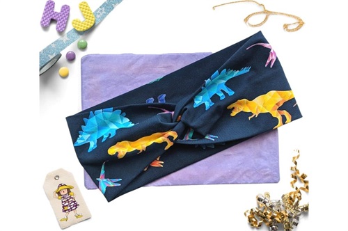 Click to order  Faux Twist Headband Rainbowsaurs now